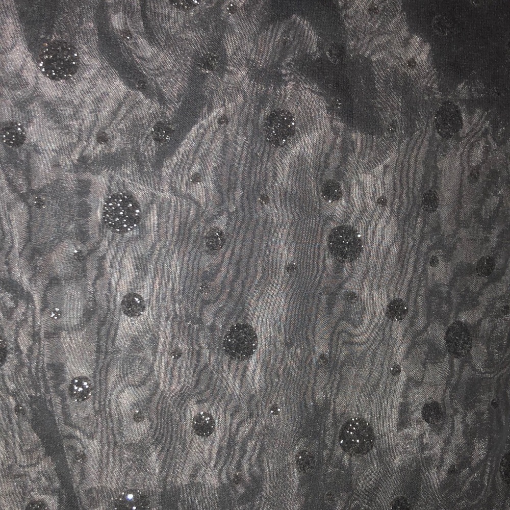 Black dress with black glitter dots - Picture 4 of 7